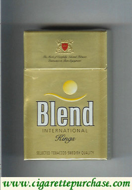 Blend International kings cigarettes Sweden